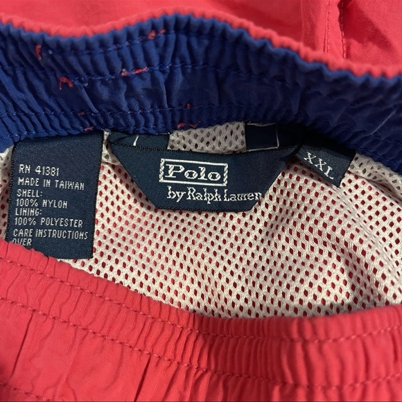 Polo Ralph Lauren Swim Trunks Hot Pink Blue Pony XXL - Picture 2 of 6